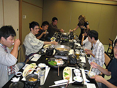 豪華な夕食会!